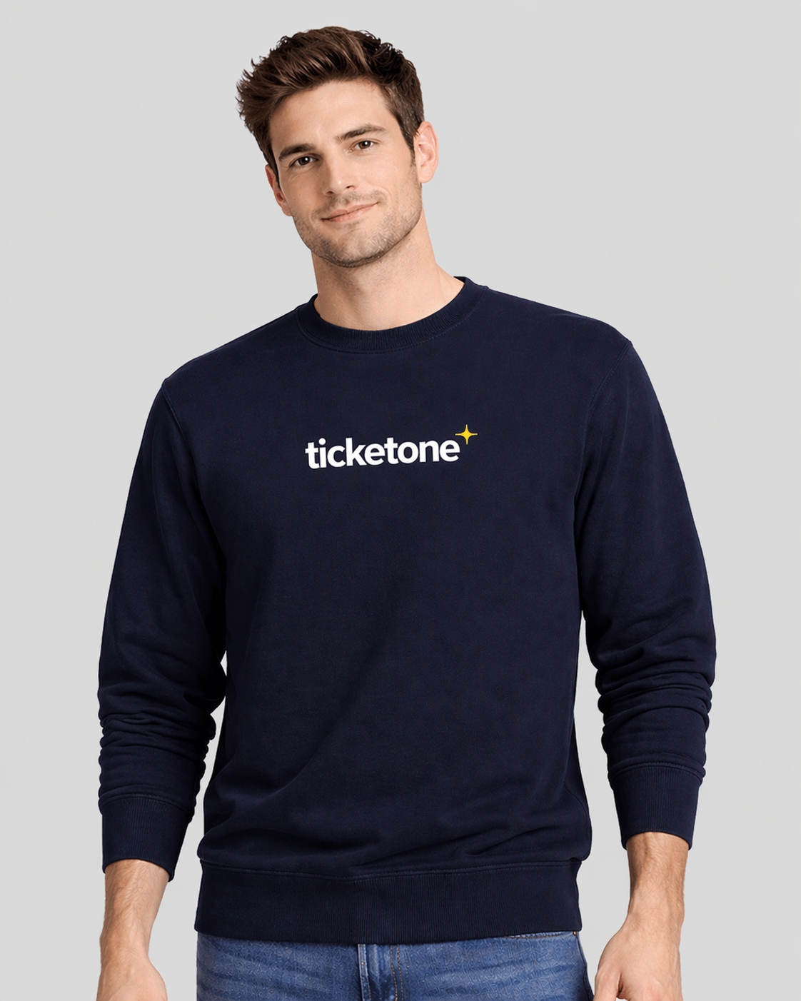 Felpa girocollo unisex personalizzabile - Logo TicketOne 0