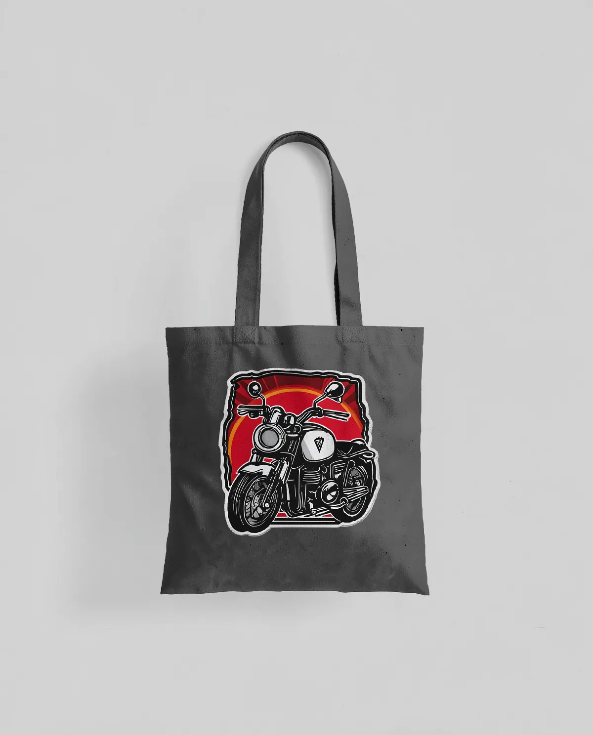 Tote Bag di cotone con superficie liscia 0