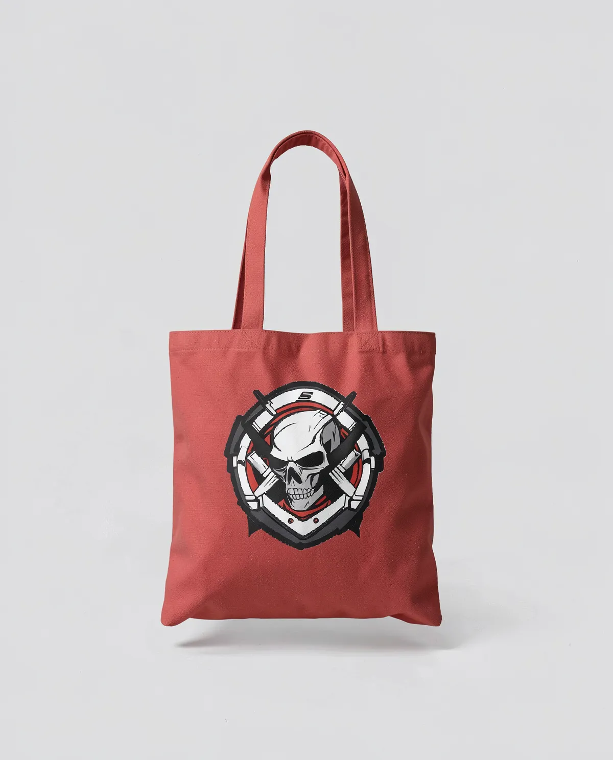 Tote Bag in Cotone Premium con Manici Lunghi 0