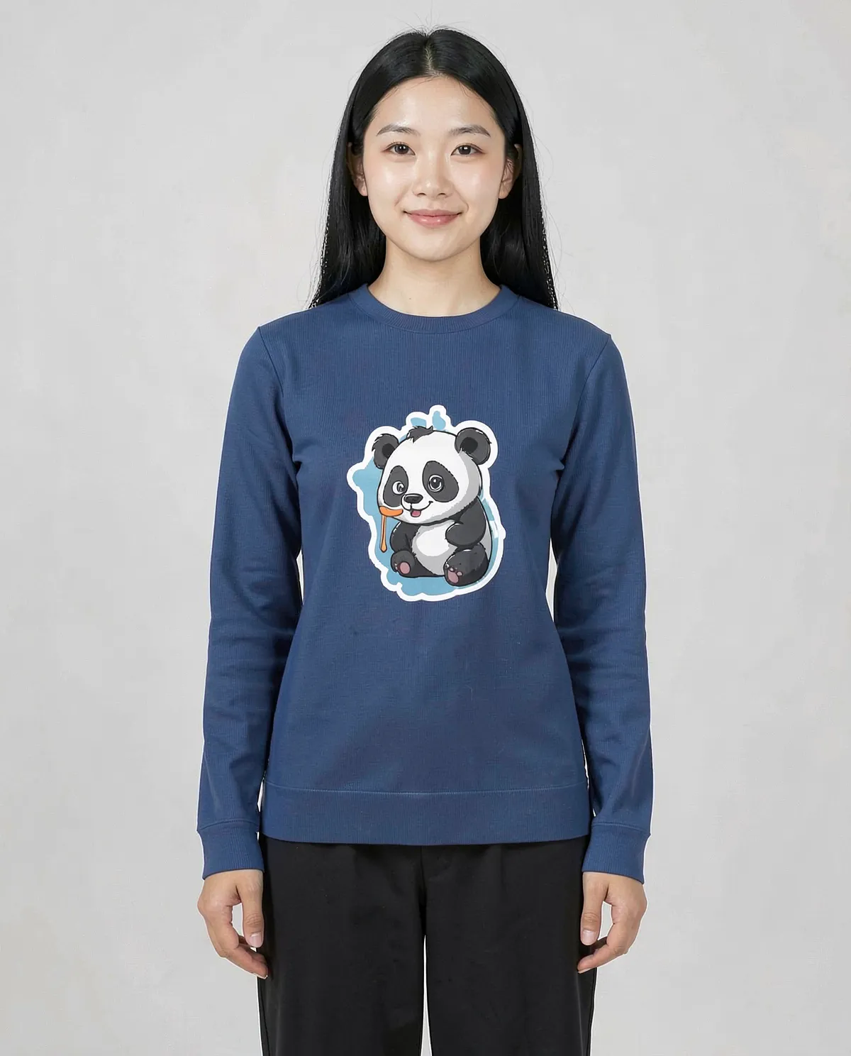 Felpa Unisex Blu 100% Cotone