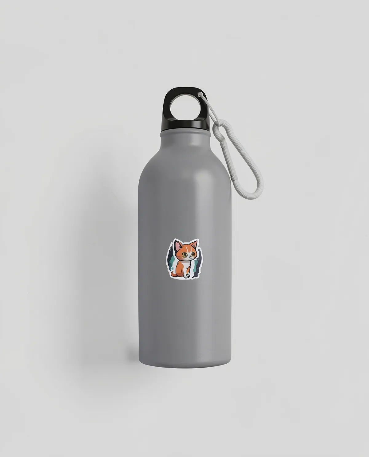 Borraccia in alluminio riciclato leggera con moschetto 0