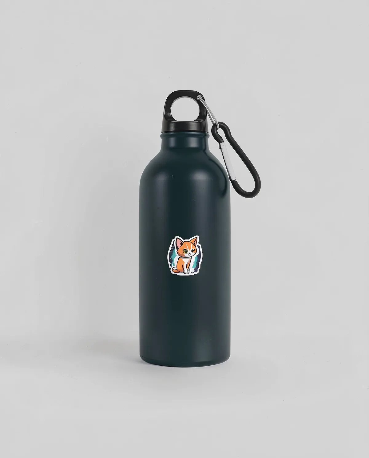 Borraccia in alluminio riciclato leggera con moschetto 0