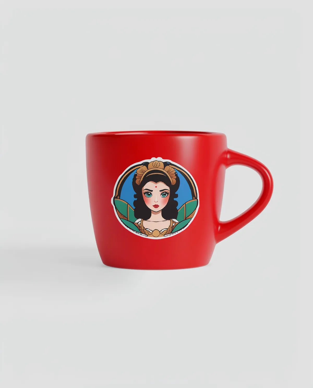 Tazza in ceramica con esterno opaco e interno lucido 0