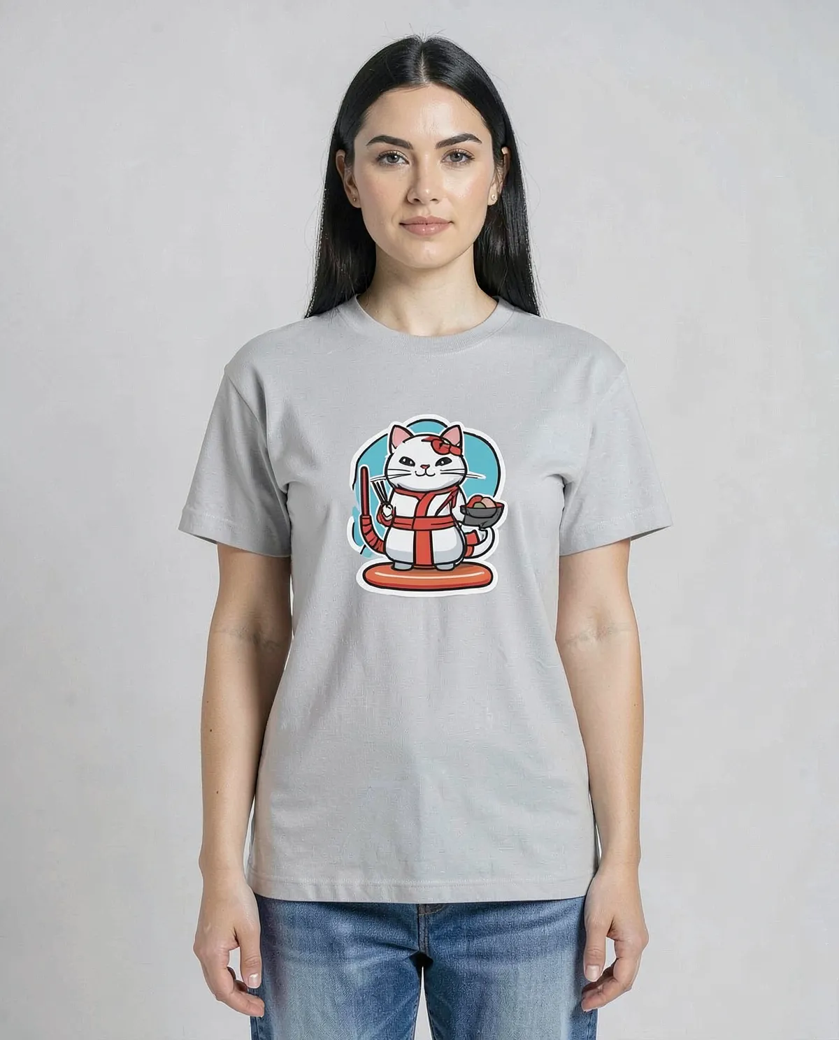 Maglietta bianca con design firmato 0