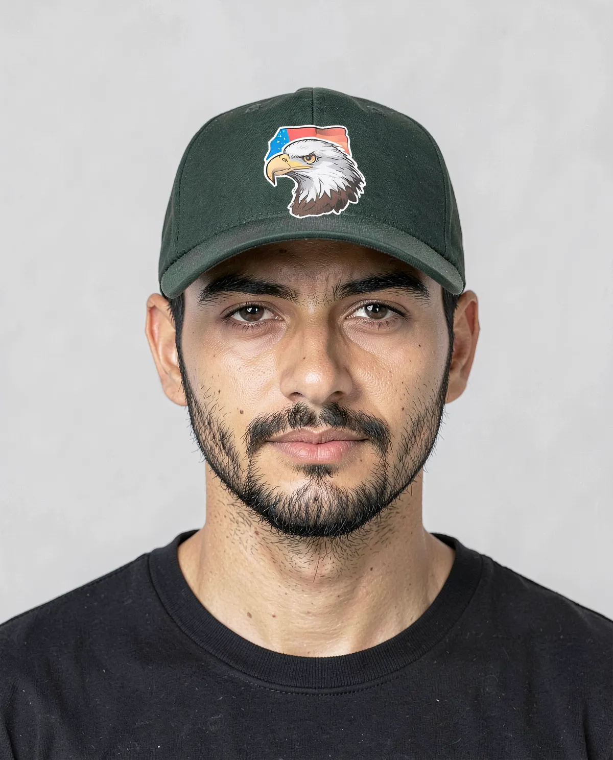 Cappellino Verde con chiusura a velcro regolabile