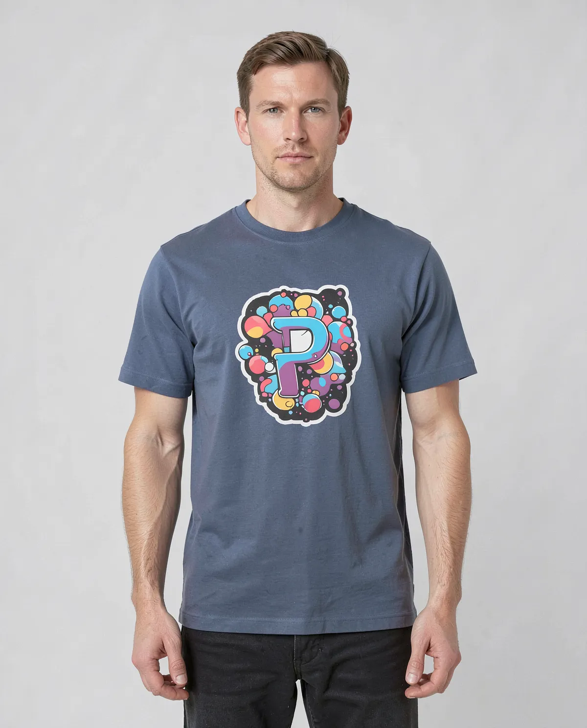 Blu T-Shirt – Stampa personalizzabile 0