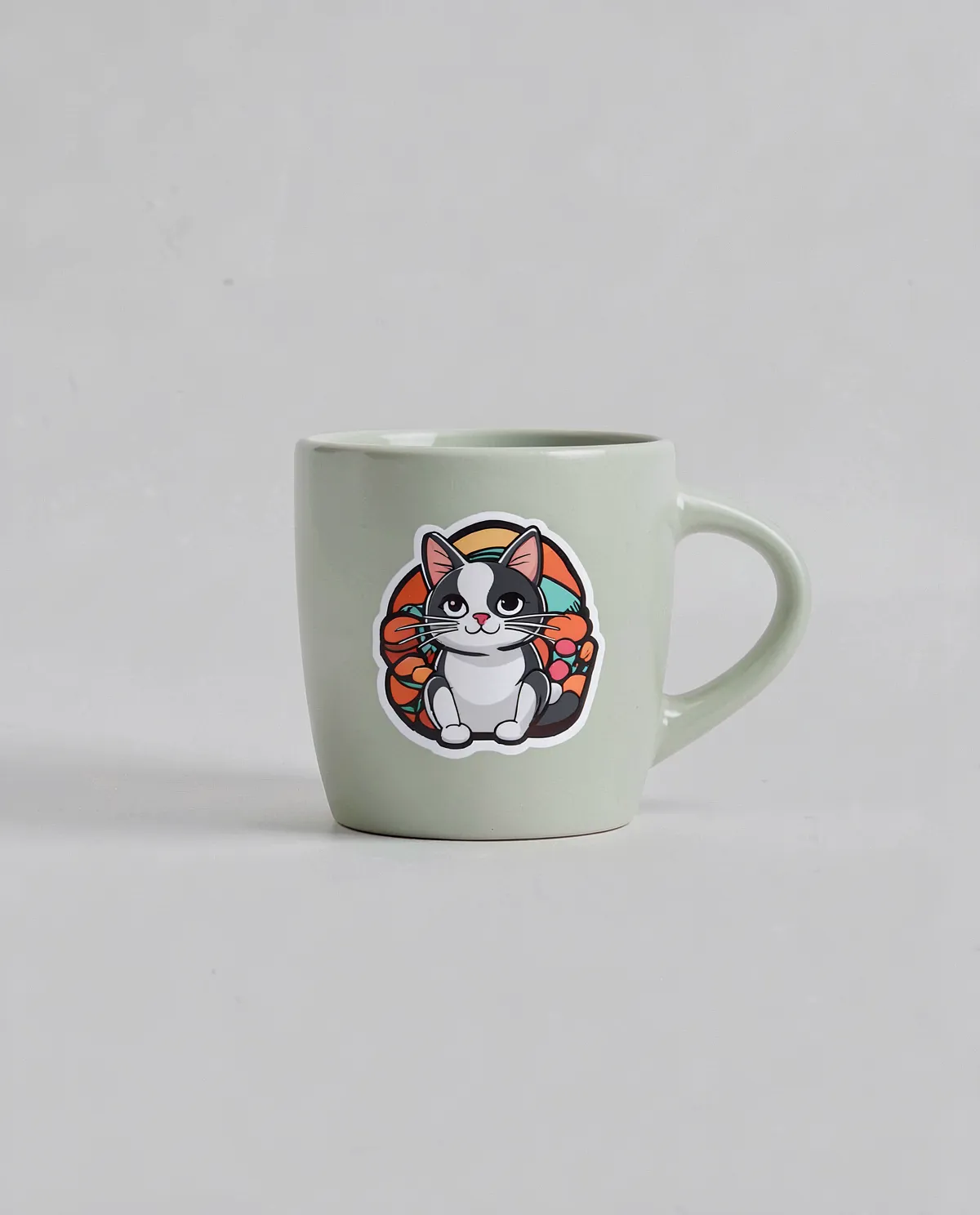 Tazza di ceramica con esterno opaco e interno lucido 0