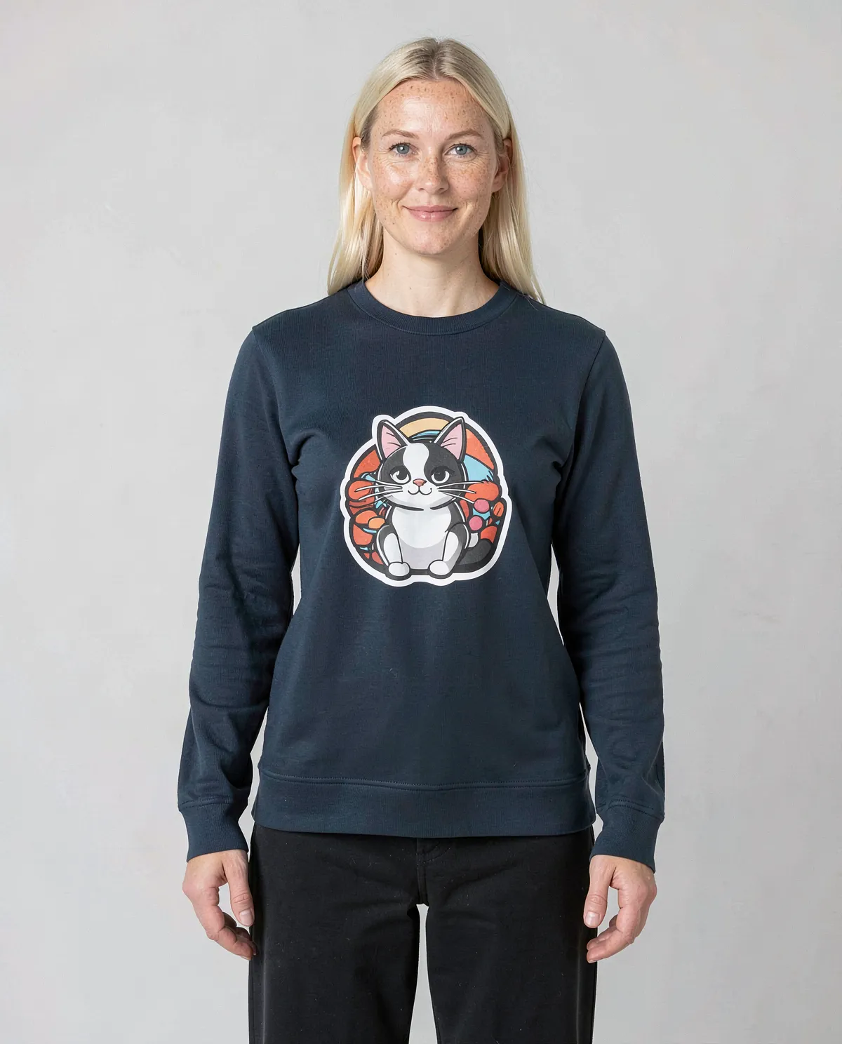 Felpe Premium Navy – Comfort in cotone organico
