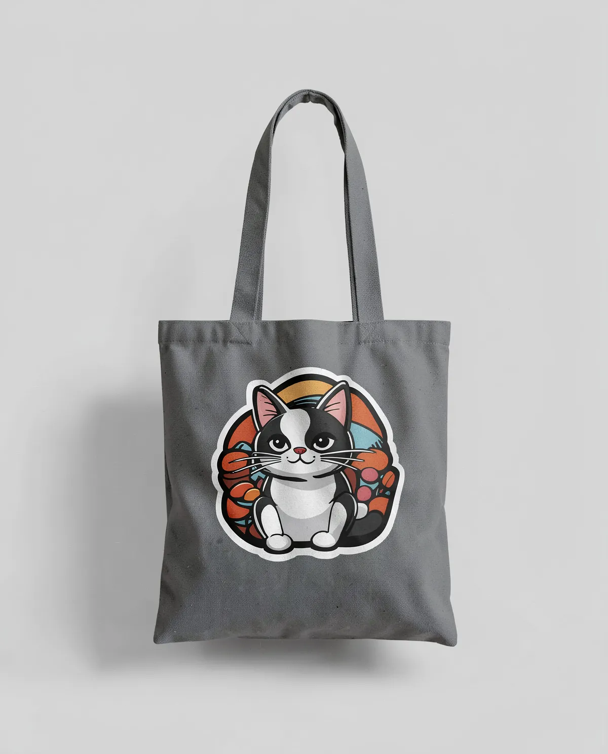 Tote Bag in cotone resistente con superficie di stampa liscia 0