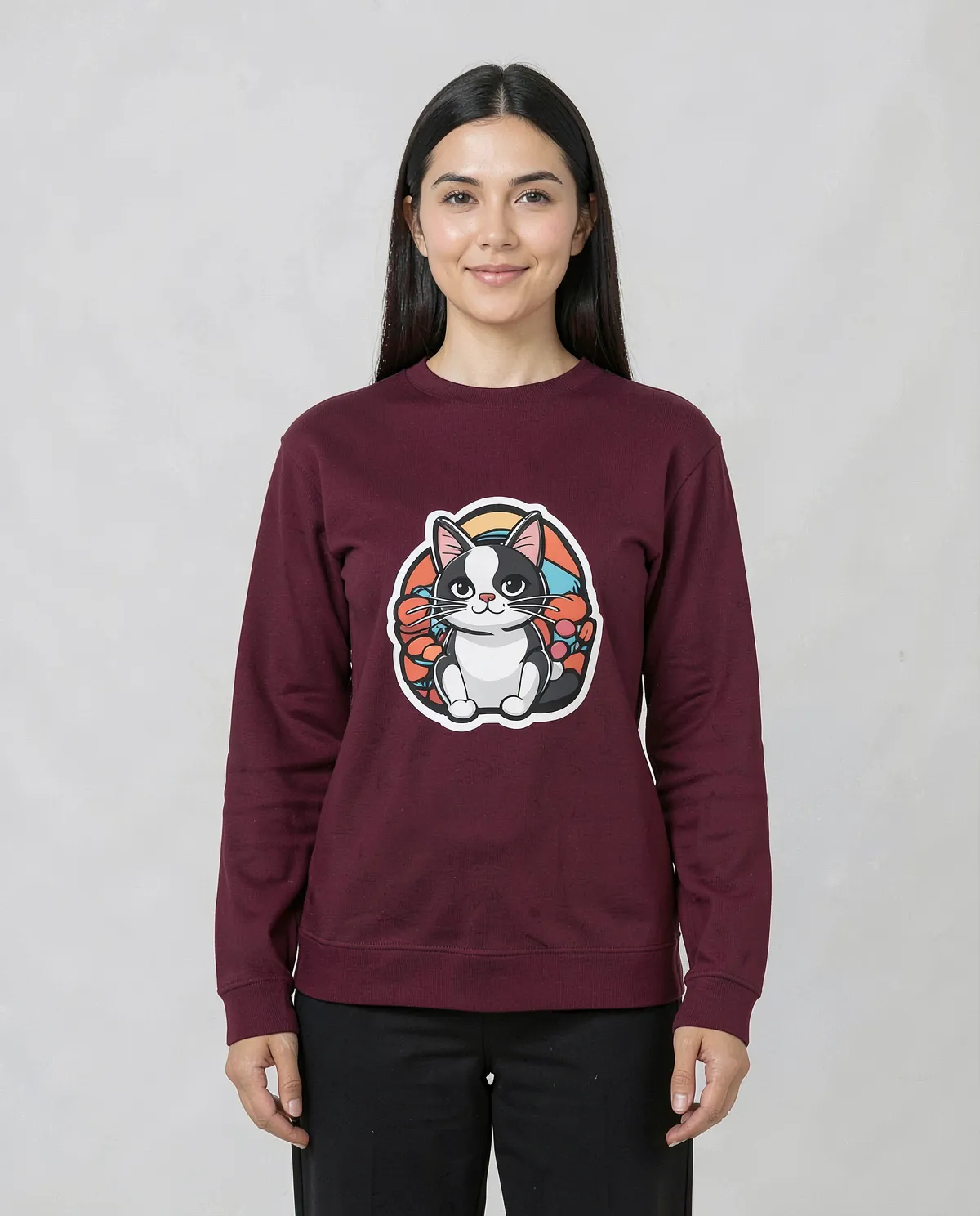 Felpe Plum Premium, Comfort in cotone organico 0
