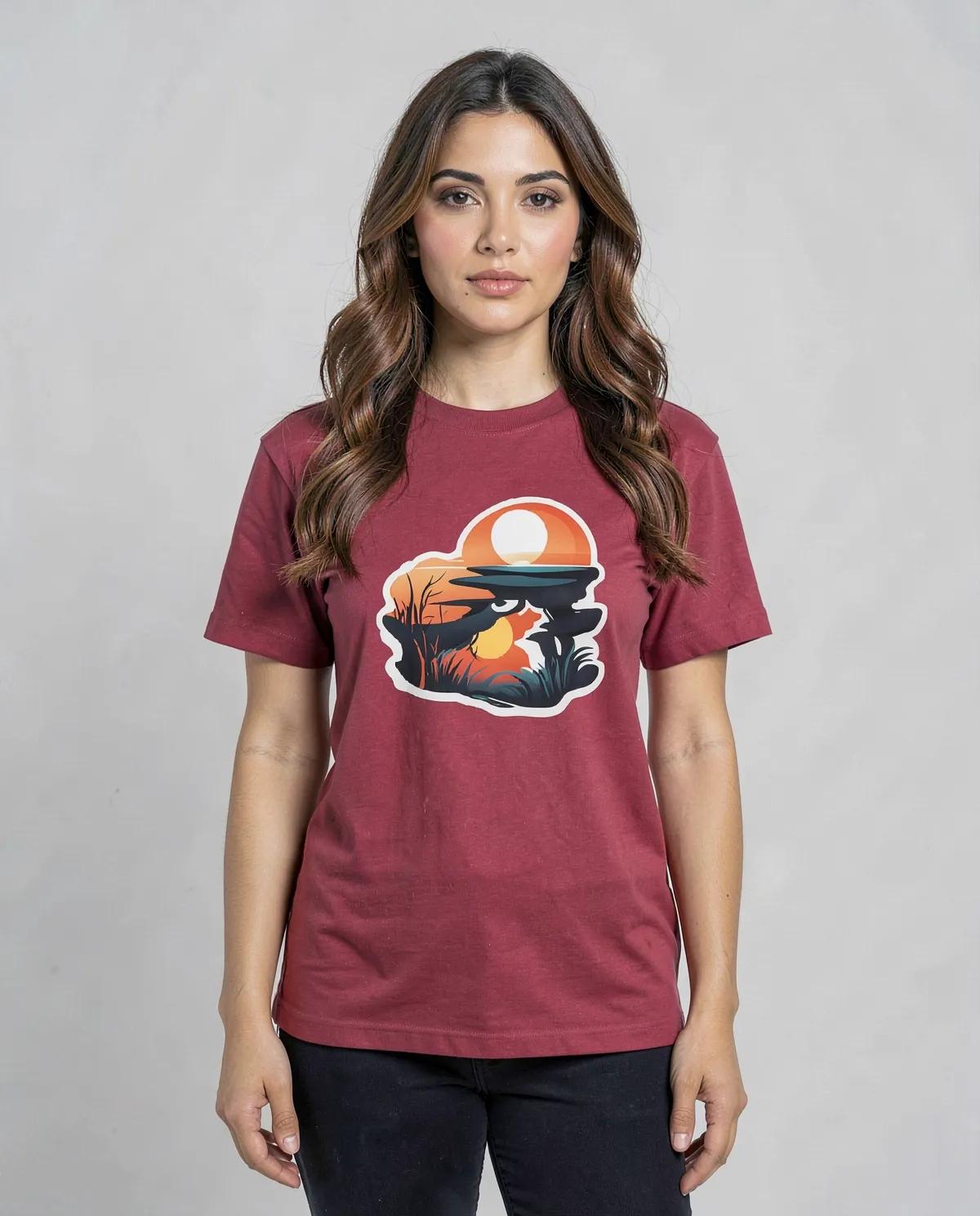 T-shirt personalizzabile 100% Cotone Unisex Rosso