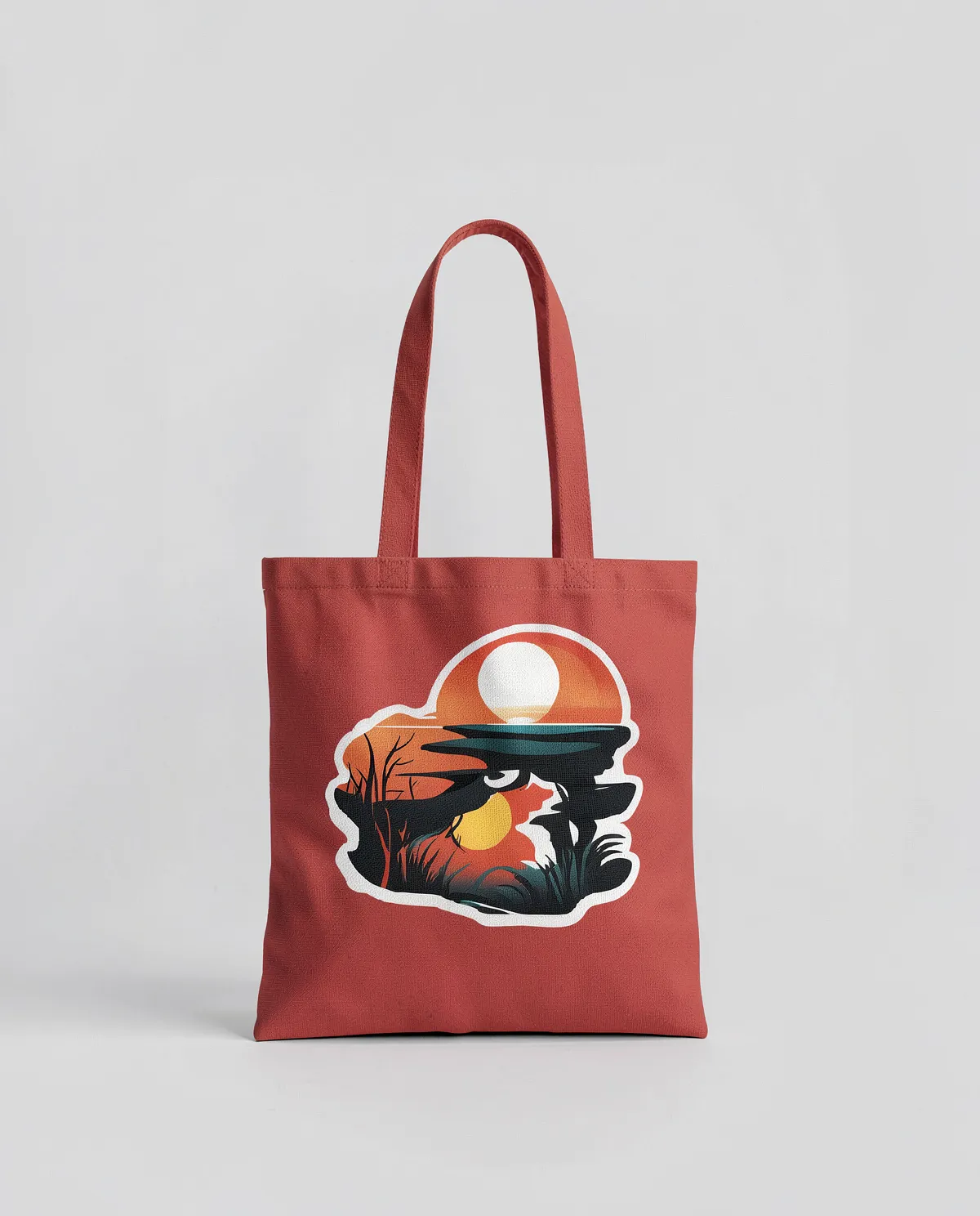 Cotone resistente Tote Bag con manici da 67 cm