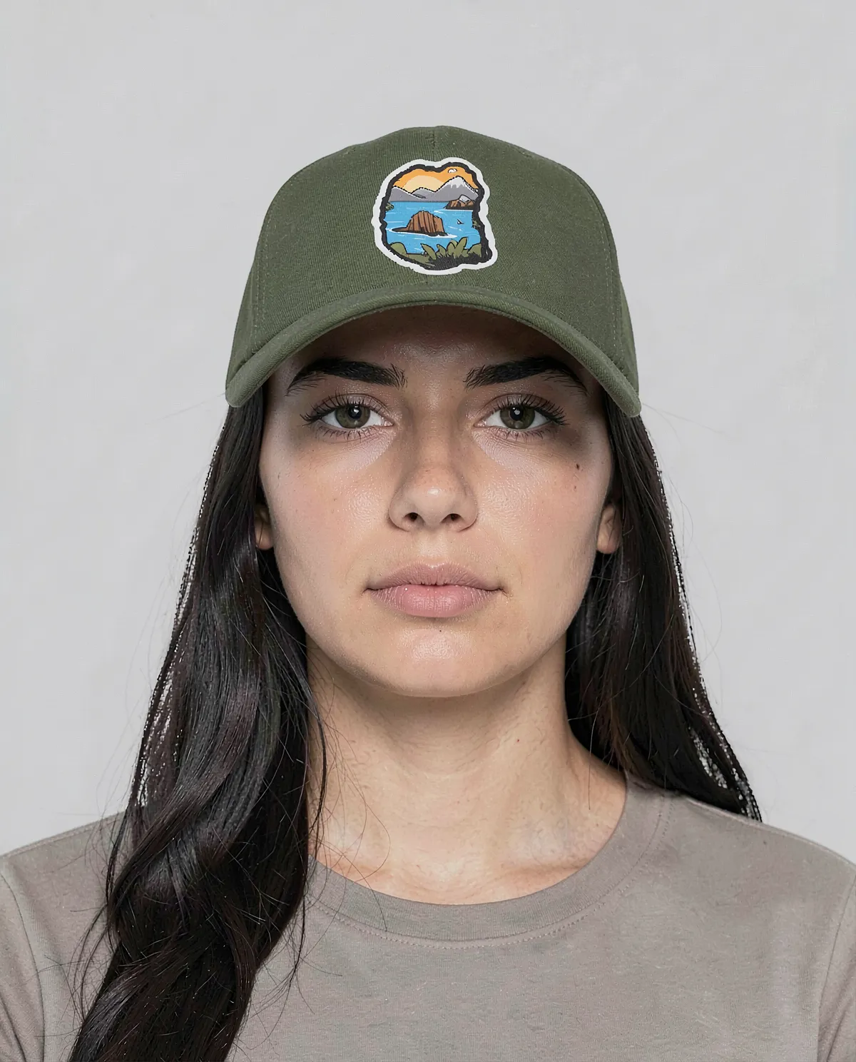 Cappellino 5 pannelli in cotone eco premium con pannello frontale personalizzabile 0