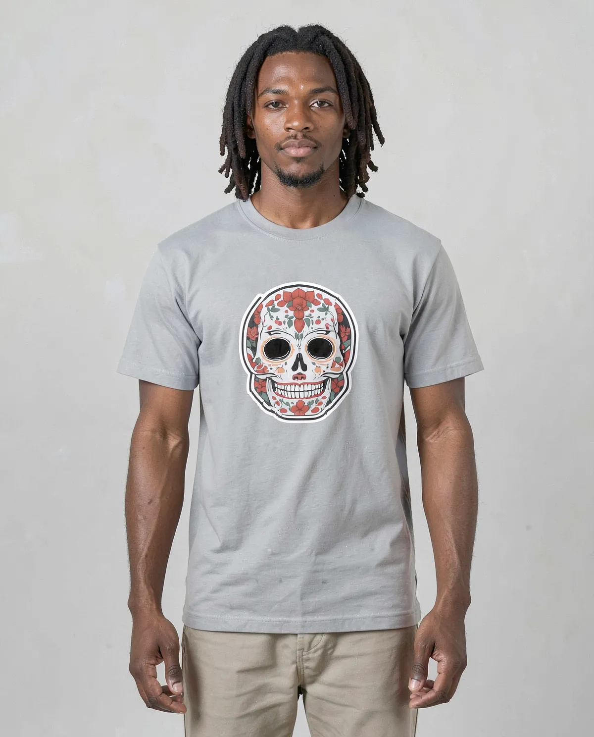 T-shirt personalizzabile 100% Cotone Unisex Grigio