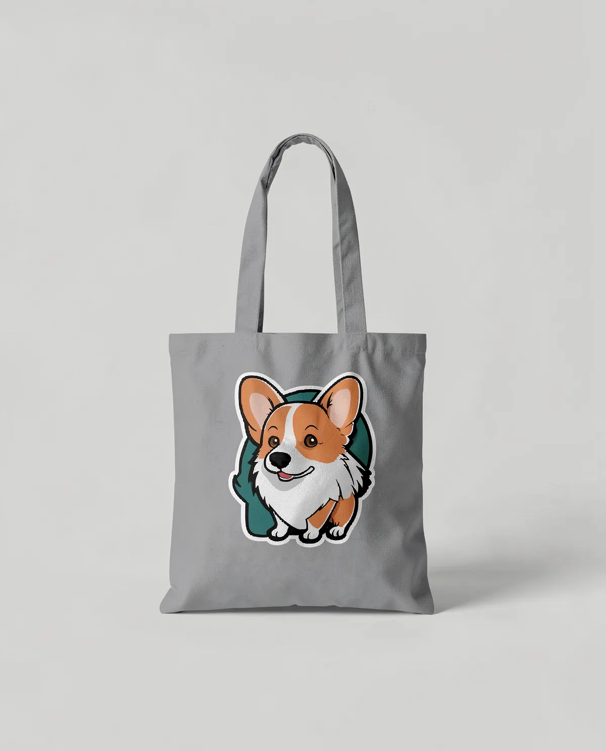 Tote Bag in cotone personalizzabile con manici lunghi 0
