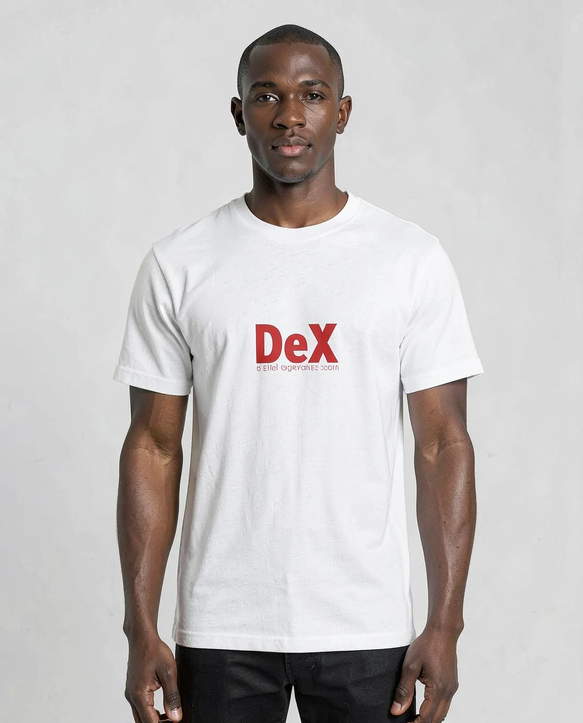 T‑shirt bianca, 100% cotone organico, eco‑sostenibile 0