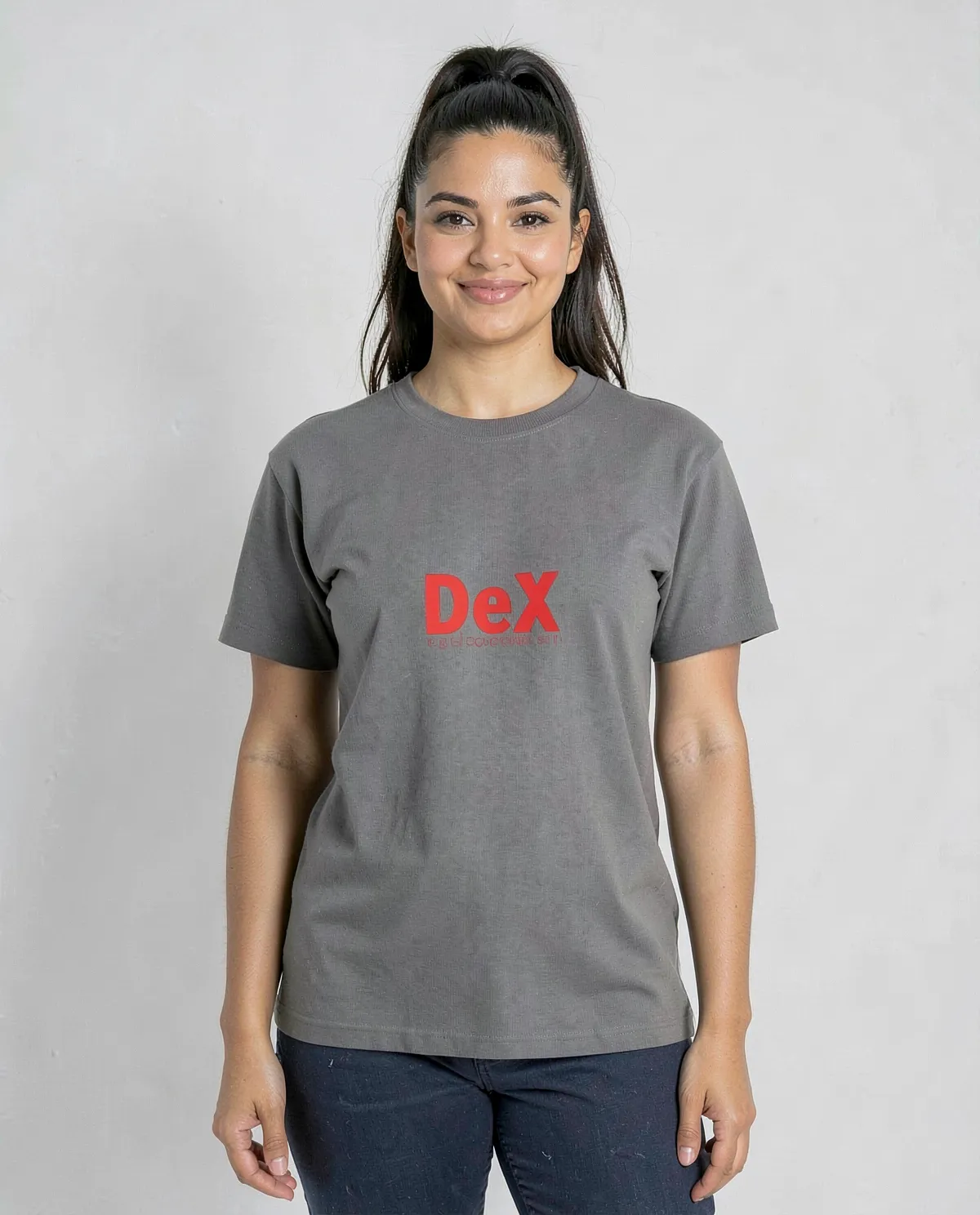 T-Shirt Premium Antracite Soft Eco‑Sostenibile Comfort 0
