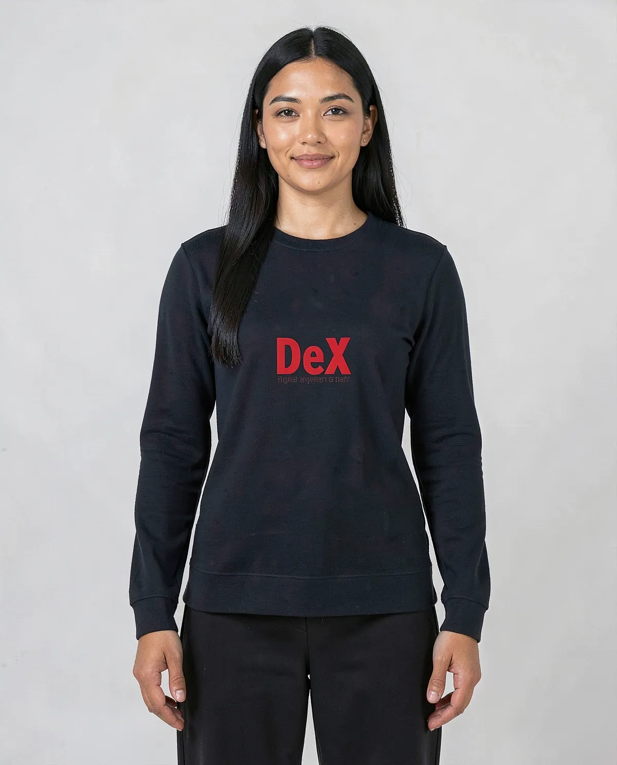 Felpa personalizzabile 100% cotone Navy