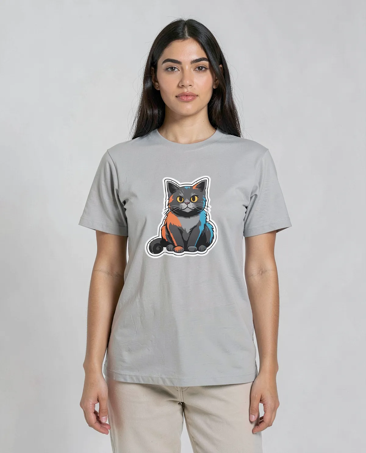T-shirt personalizzabile 100% Cotone Unisex Bianco
