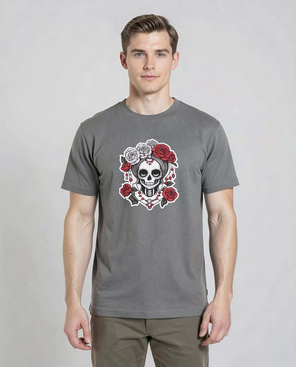 T-Shirt Premium Eco‑Sostenibile in Carbone 0