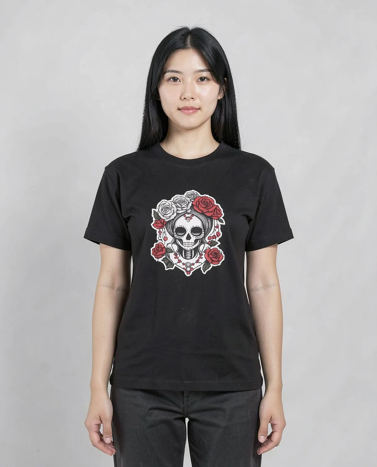 T-Shirt nera – Cotone organico, taglio moderno 0