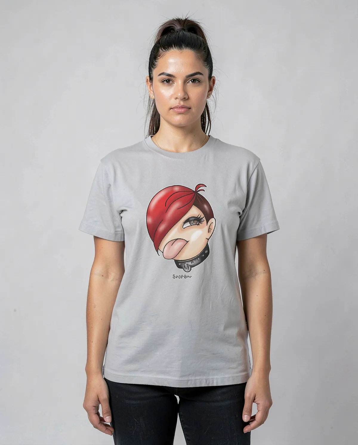 T-shirt bianca – Design pulito e nitido 0