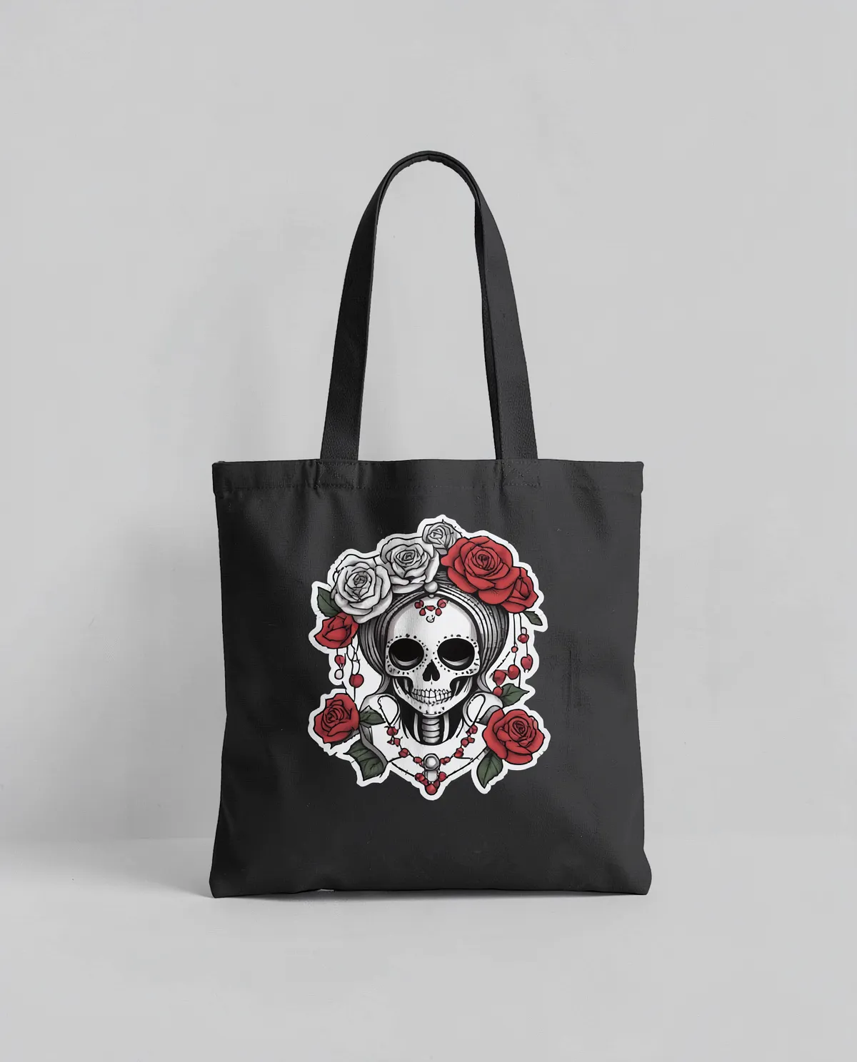 Tote Bag in cotone personalizzabile con manici lunghi 0
