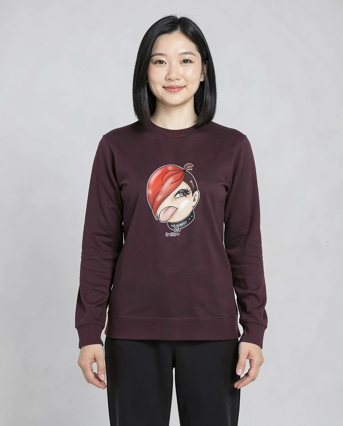 Felpe Premium Plum, Comfort in Cotone Organico 0