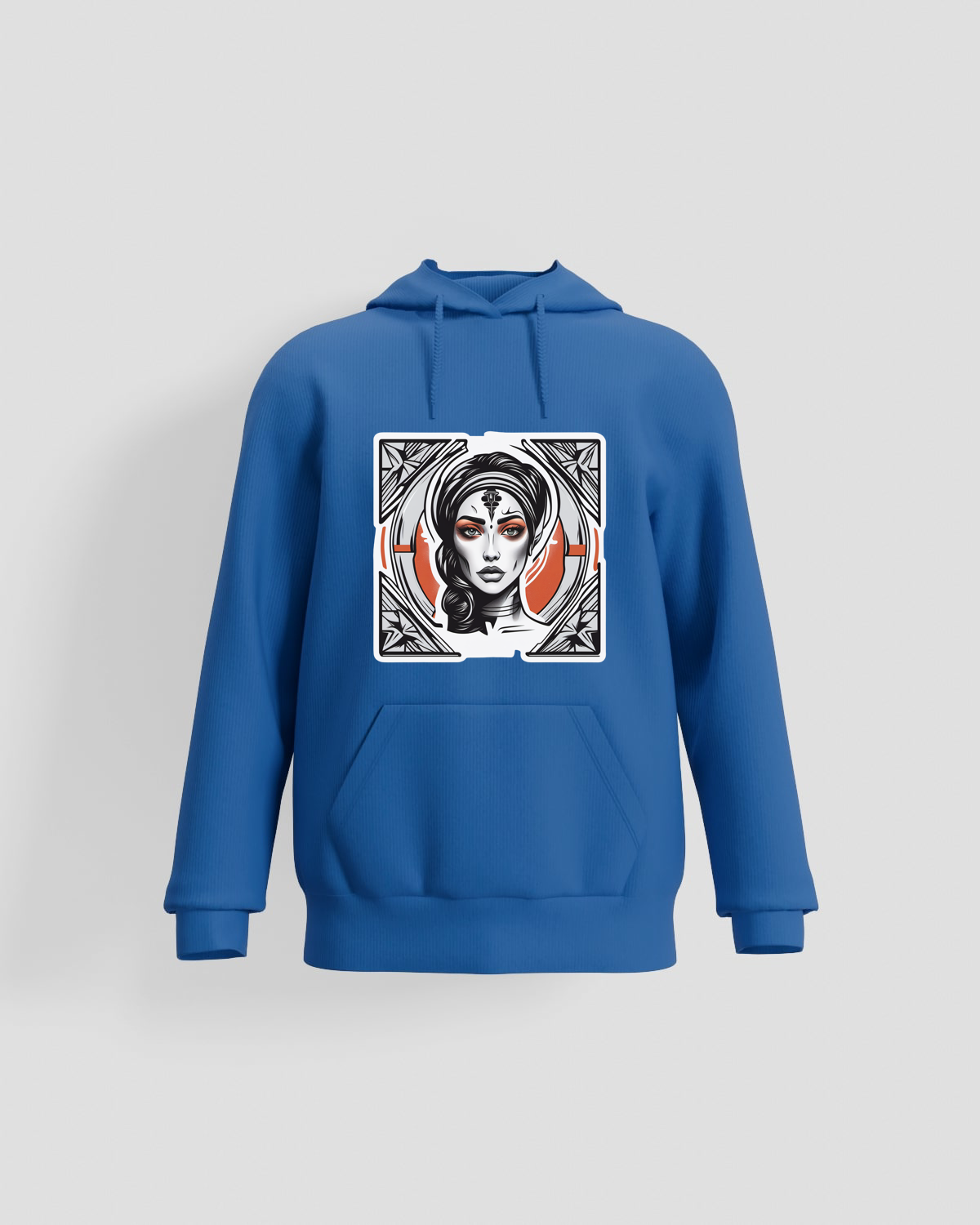 Felpe Unisex Blu 100% Cotone 59
