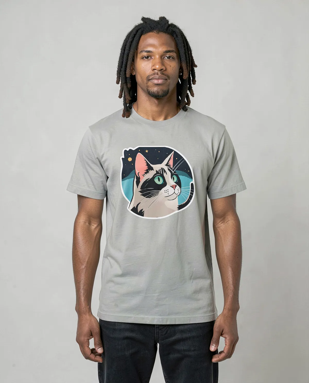 T-shirt bianca – Design pulito e nitido 0
