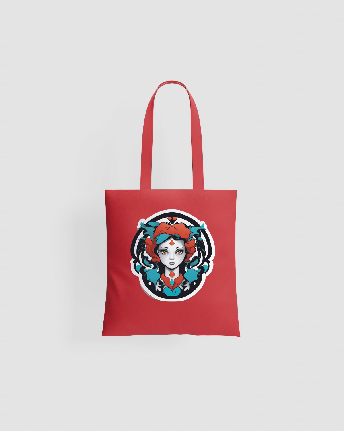 Pratico Tote Bag in Cotone con superficie di stampa liscia 59