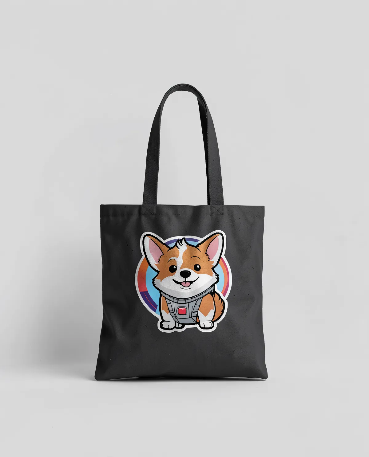 Tote Bag in cotone resistente con manici lunghi 0
