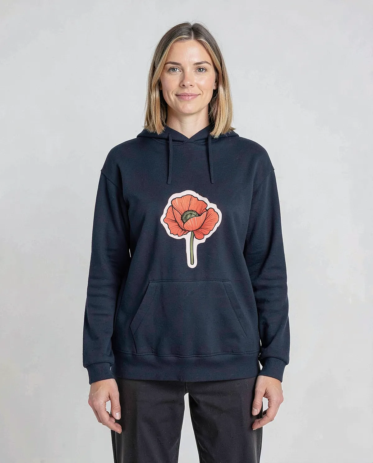 Felpe Premium Navy in Cotone Organico Comfort 0
