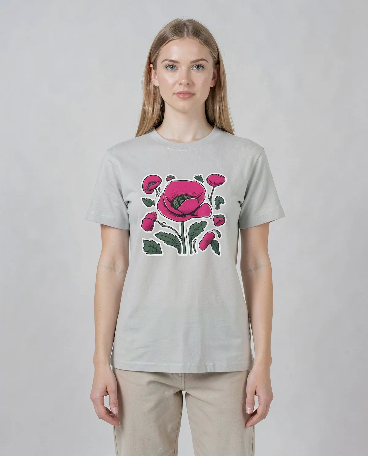 T-Shirt bianco – Design pulito e moderno 0