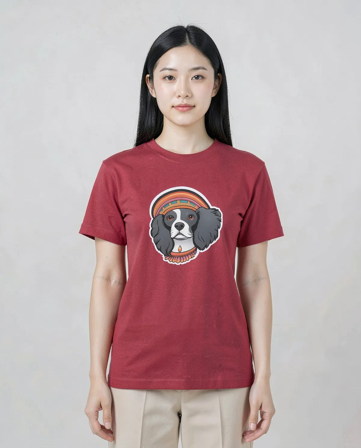 Maglietta Eco‑Sostenibile Rossa – Taglia Moderna, Cotone Organico 0