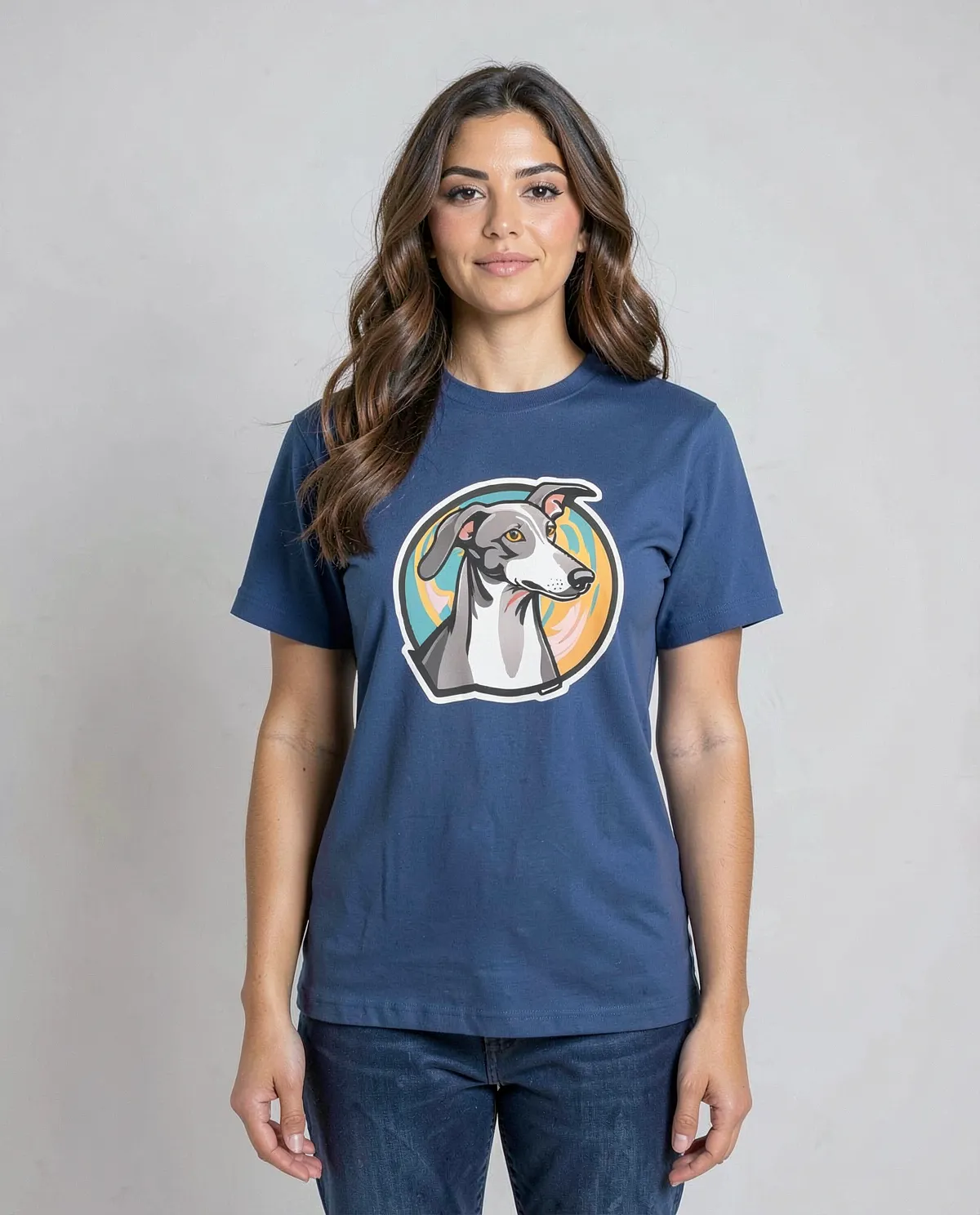 T-shirt personalizzabile 100% Cotone Unisex Blu
