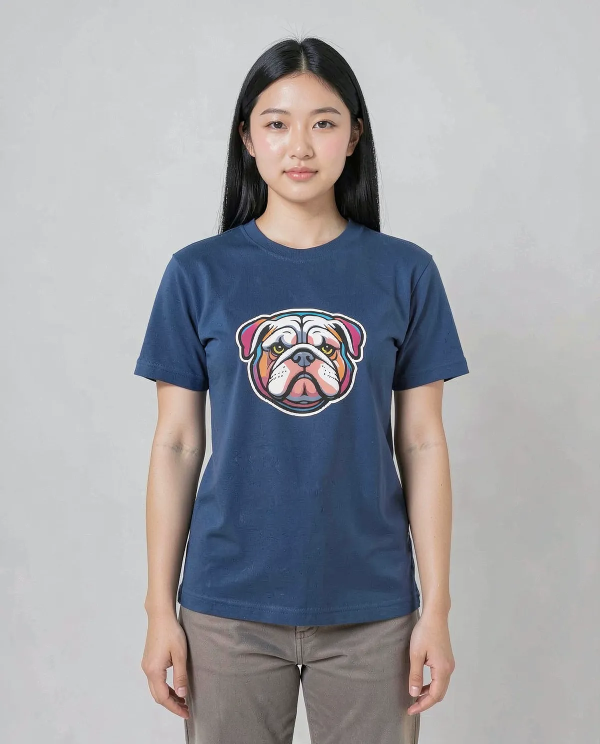 T-Shirt Blu – Cotone Organico Morbido