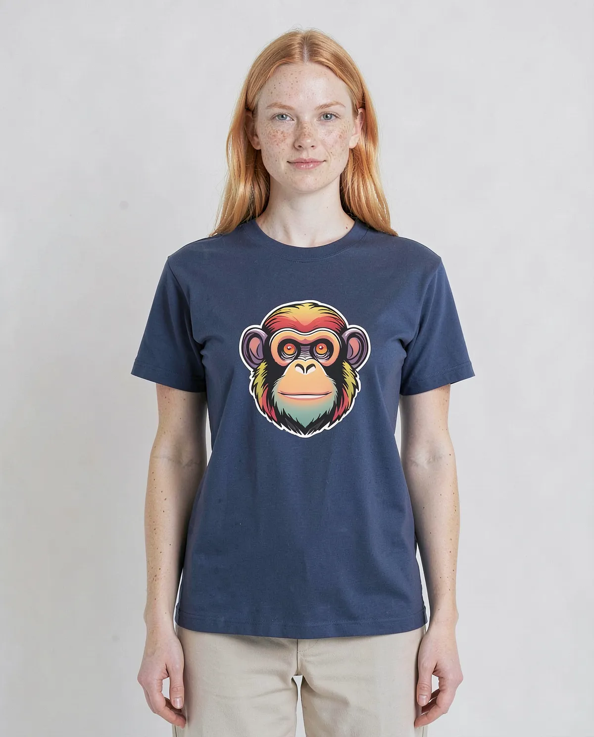 T-shirt personalizzabile 100% Cotone Unisex Blu