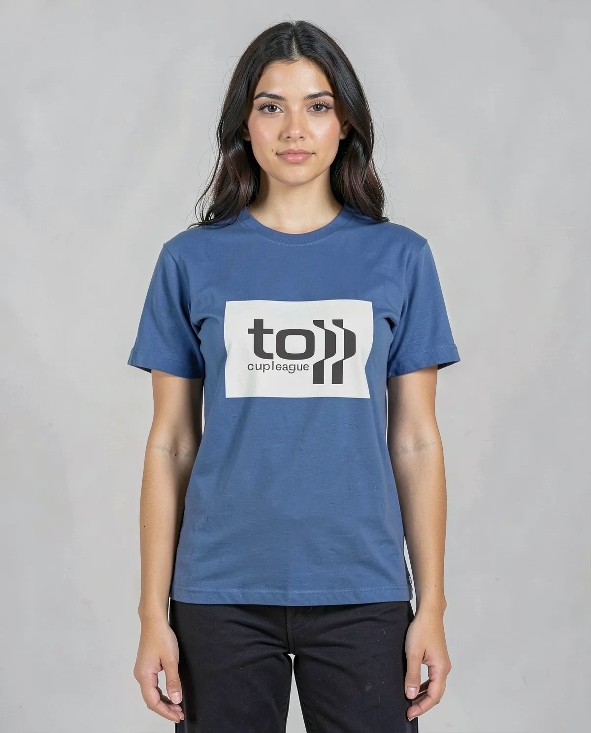 Maglietta Blu con stampa personalizzabile 0