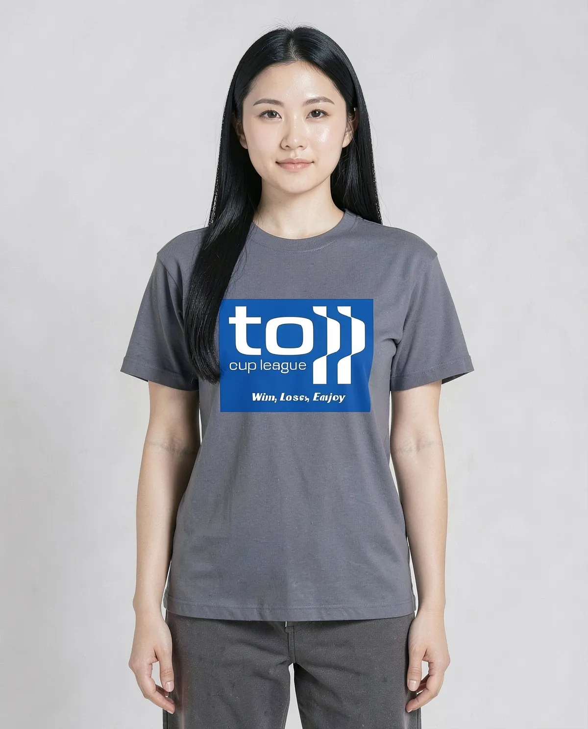T-Shirt Premium Blu Grigio – Comfort in Cotone Organico 0