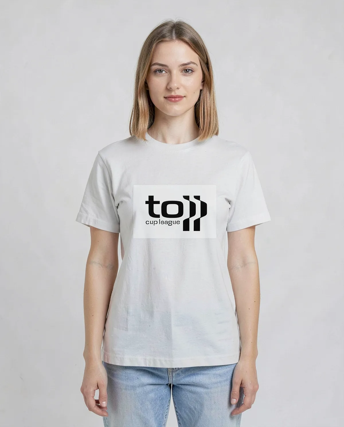 Bianco Premium T-Shirt, Eco‑Cotone Morbido Collo rotondo 0