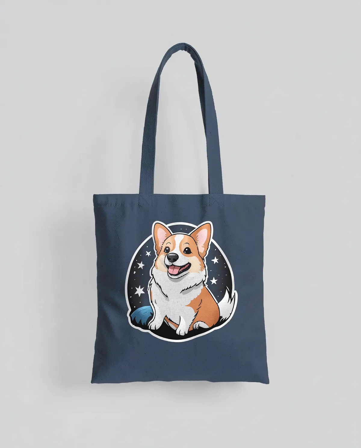 Tote Bag in cotone personalizzabile con manici lunghi 0