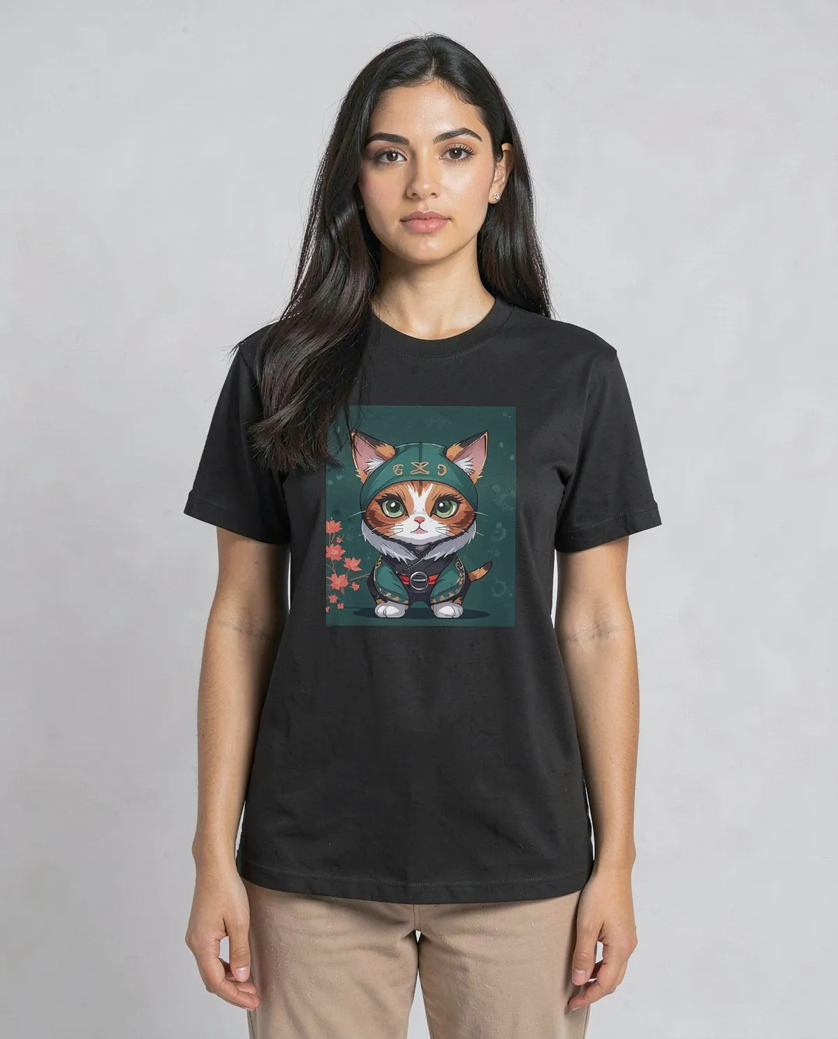 T-Shirt nera – Design minimalista elegante 0