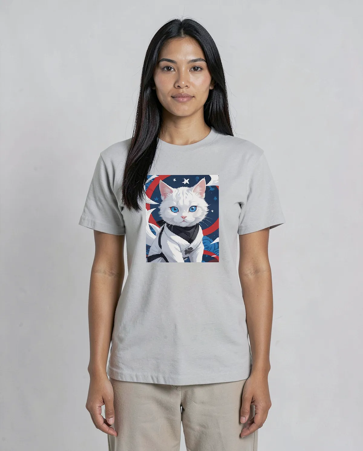 T‑shirt bianco – Tela fresca e pulita 0