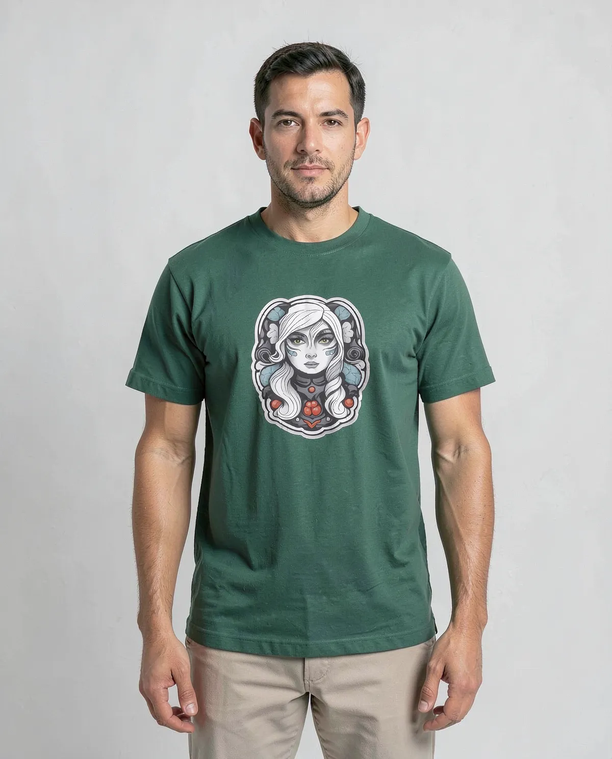 Maglietta Verde, Cotone Organico Eco‑Sostenibile 0