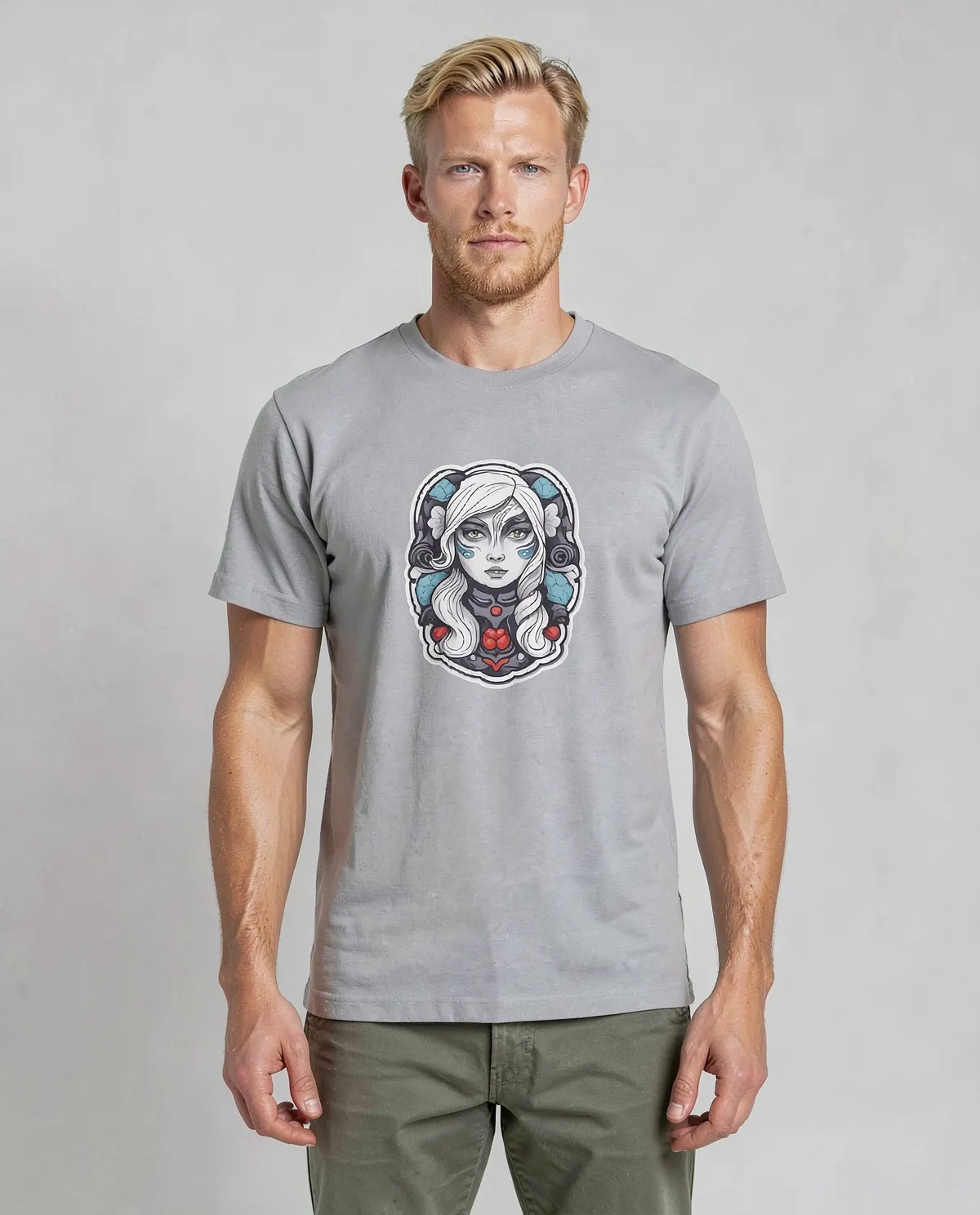 T‑shirt Eco‑sostenibile grigio, vestibilità moderna 0