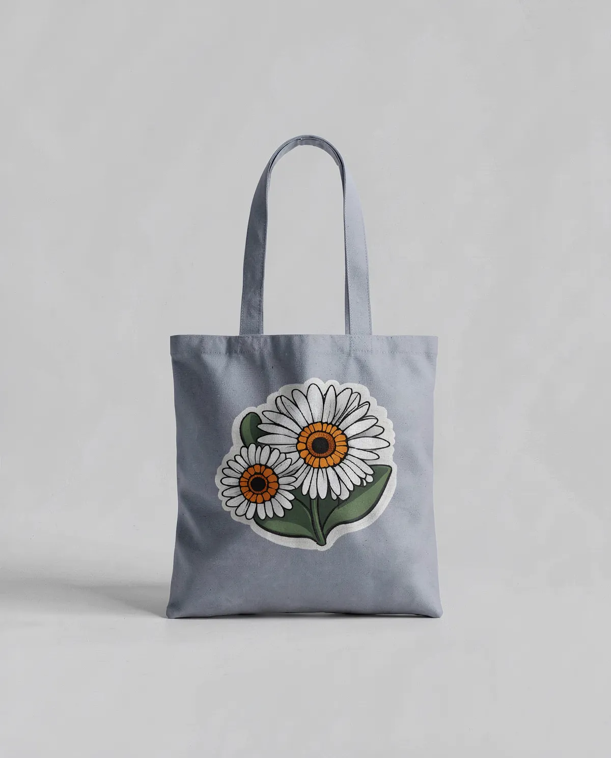 Tote Bag in cotone personalizzabile con manici lunghi 0