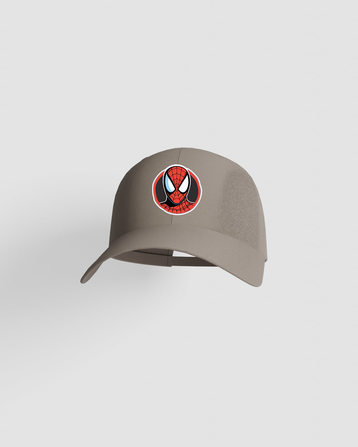 Cappellino Khaki a 5 pannelli in cotone con velcro 59