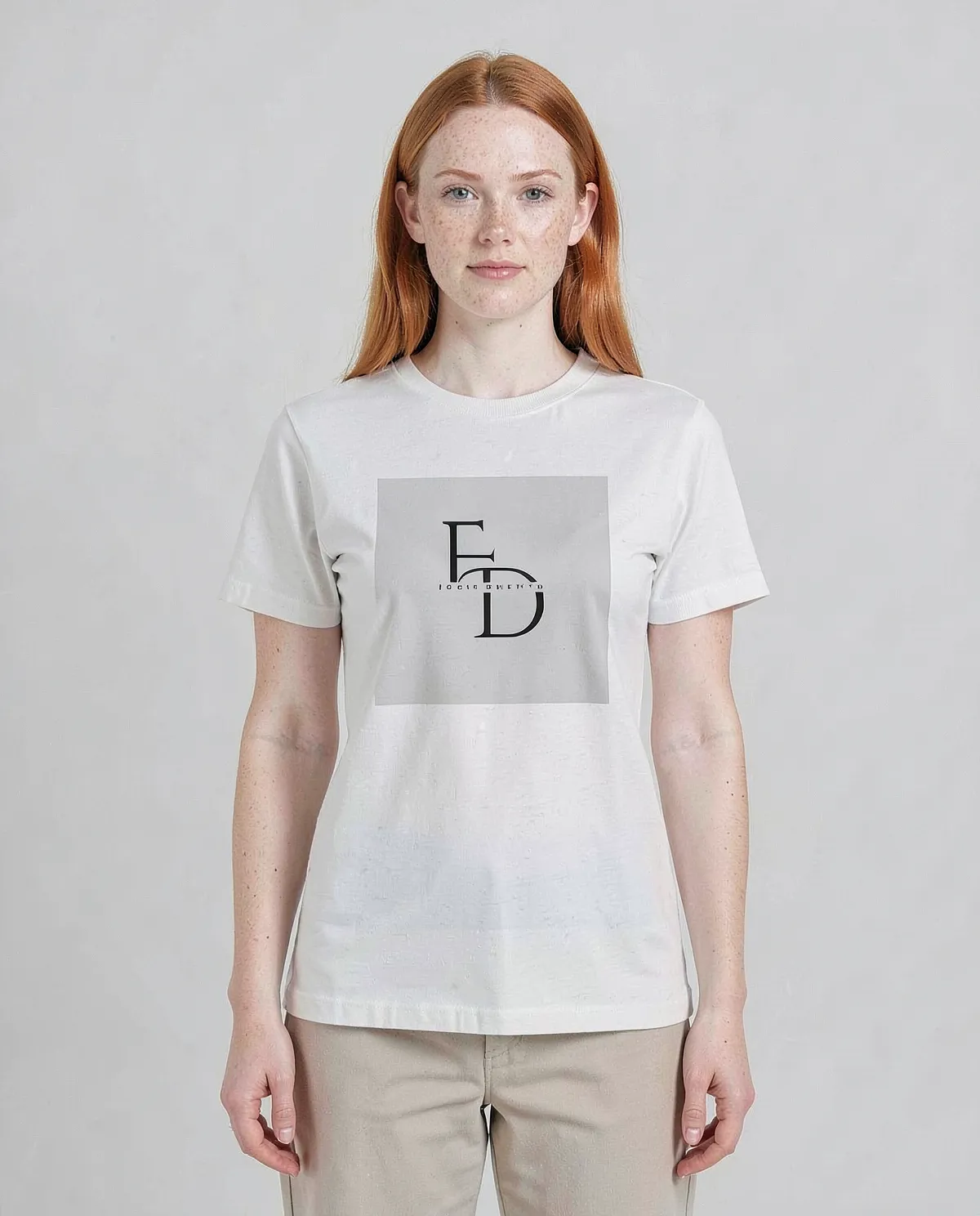 T‑shirt bianca, 100% cotone organico, eco‑sostenibile 59
