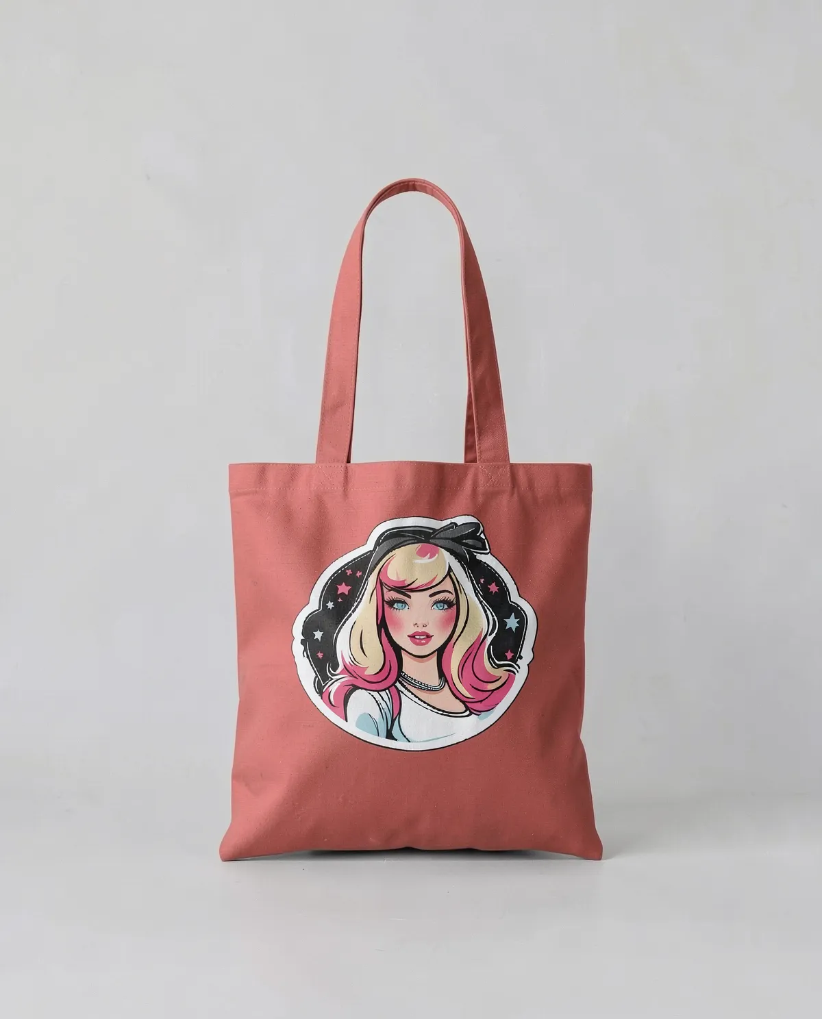 Tote Bag in cotone di alta qualità con manici di 67 cm